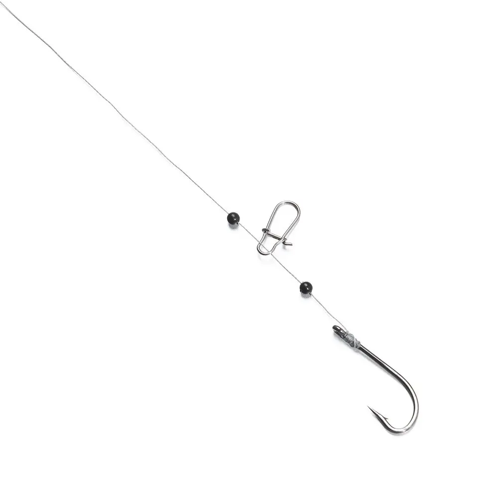 100 teile/los Schwarz 3mm-12mm Runde Weiche und harte bohnen Angeln Lockt köder Haken Angeln Perlen Raum stopper Rig Zubehör – Detail 5