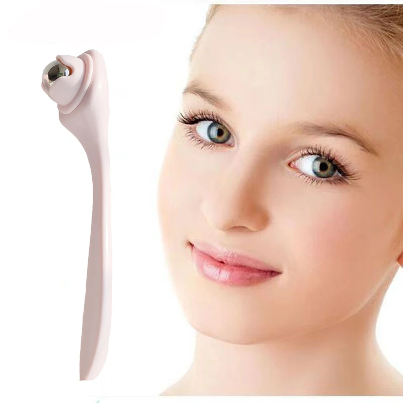 Face Eye Massage Stick Eye Cream Steel Ball Roller Massage Anti Wrinkle Dark Circle Facial Lifting Spatula Beauty Skin Care Tool