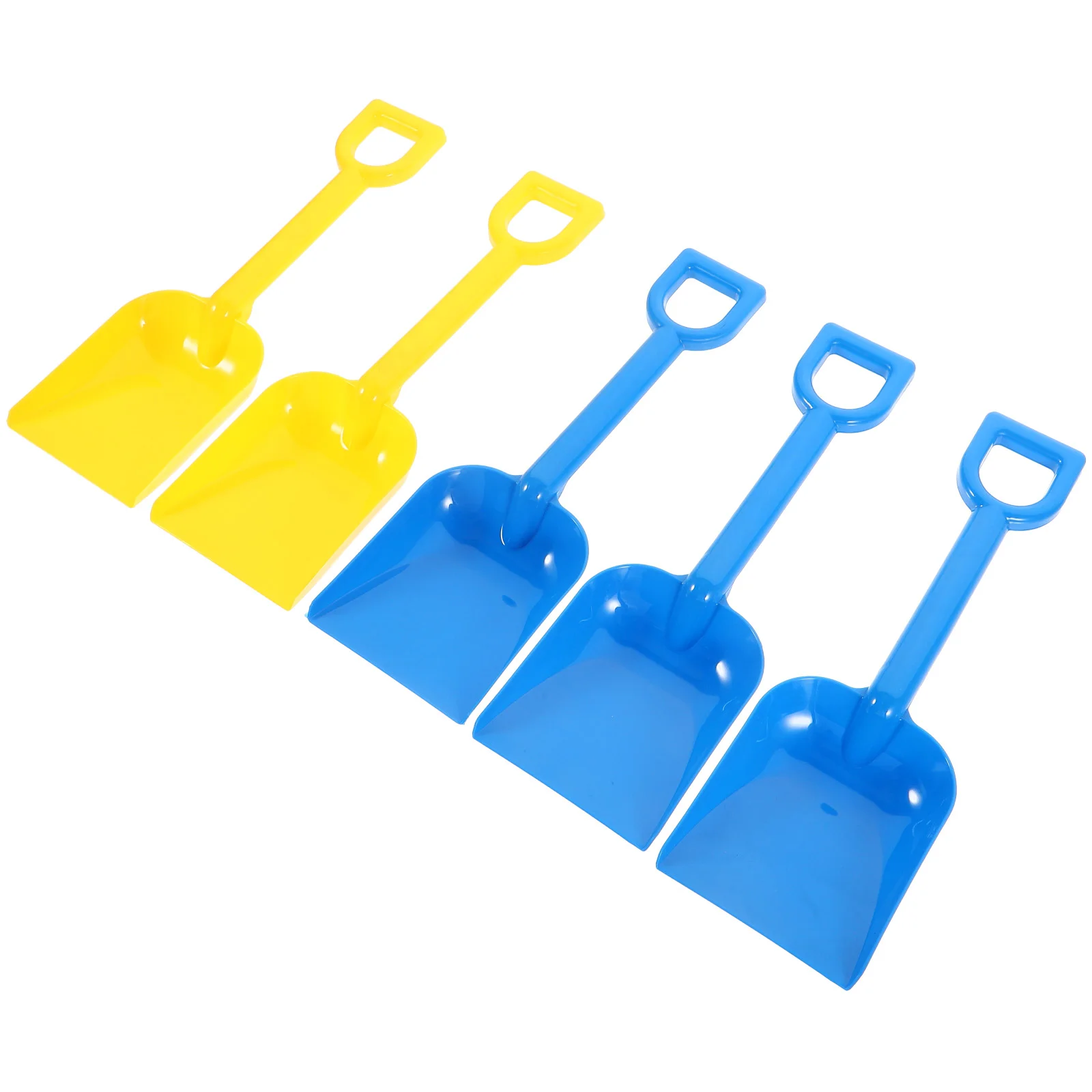 Sand Beach Toys Kids Plastic Digging Set Spade Sandbox Scoop Outdoor Summer Play Dig Bucket Snow Shovels Toys(Random Color) 4