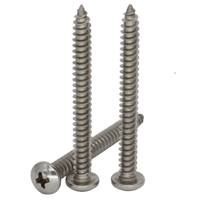 

M3 M3*25 M3x25 M3*30 M3x30 M3*35 M3x35 304 316 Stainless Steel DIN7981 Phillips Cross Recessed Round Pan Head Self Tapping Screw