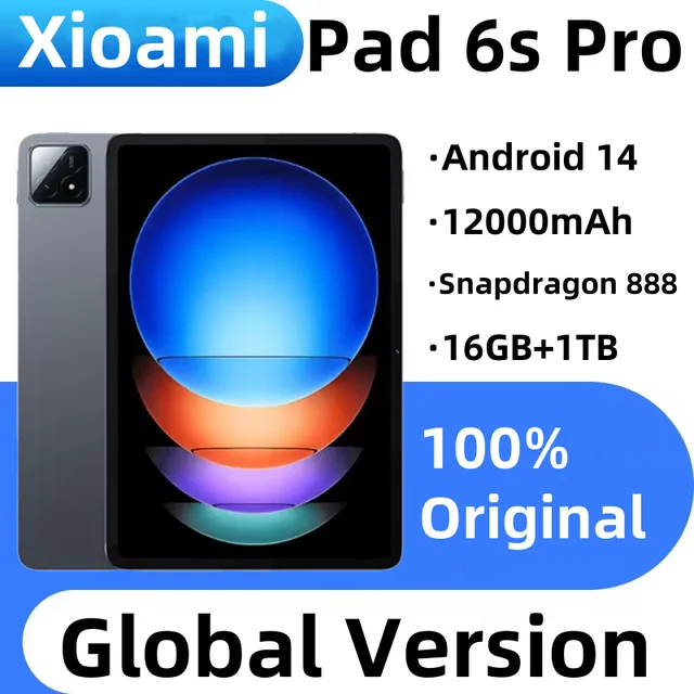 2024 New Original Mi Pad 6s Pro Tablet 11inch Snapdrago 8gen2 Hd 4k Android 14 16gb.jpg