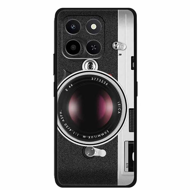 Animal Painted Soft TPU Silicone Back Cover for Honor X7d - Wolf, Lion, and Tiger Design