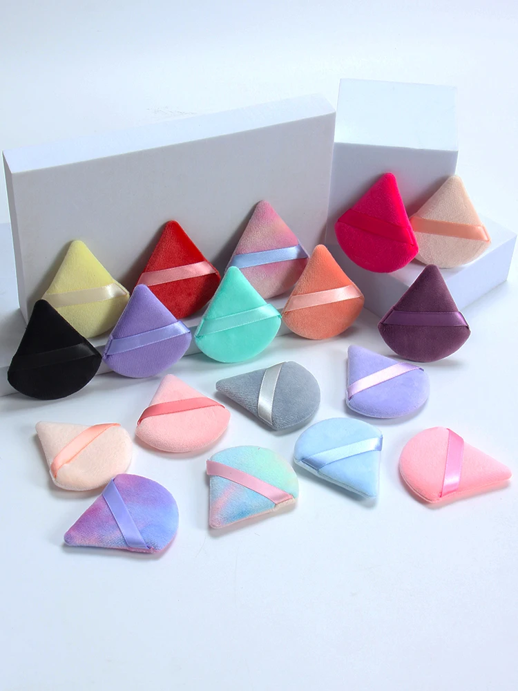 Makeup Sponge 6 Pcs Triangular Sponge Puffs for Home Travel