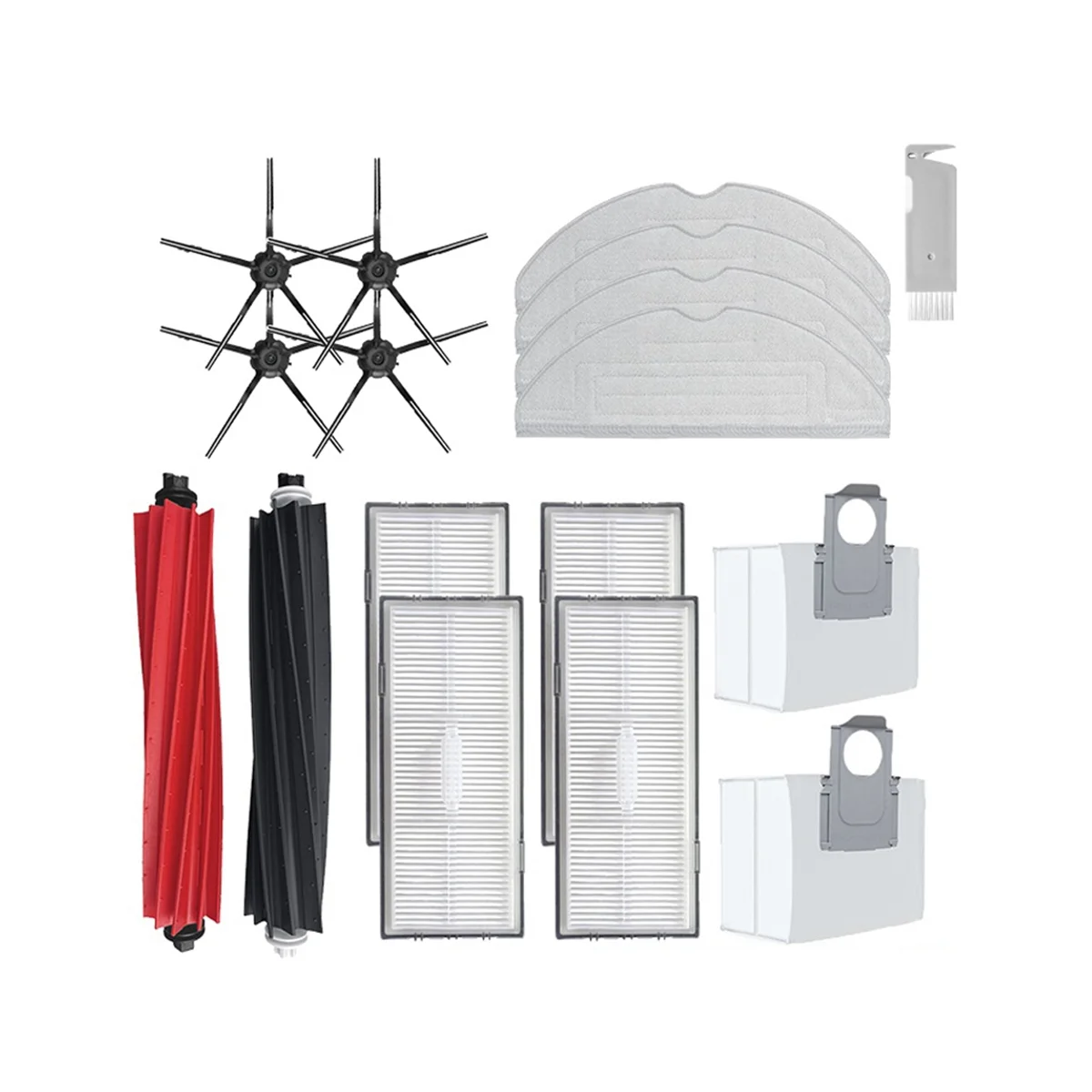 

Ультраробот-пылесос для S8 PLUS, S8 +, S8 Pro, основная боковая щетка, Швабра, Hepa фильтр, пылесборник, очищающая вращающаяся щетка