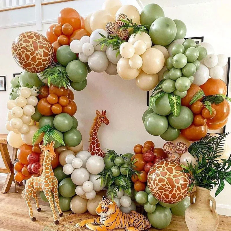 Balloon Jungle Themed Baby Shower Favors Fun And Flex Jungle Theme