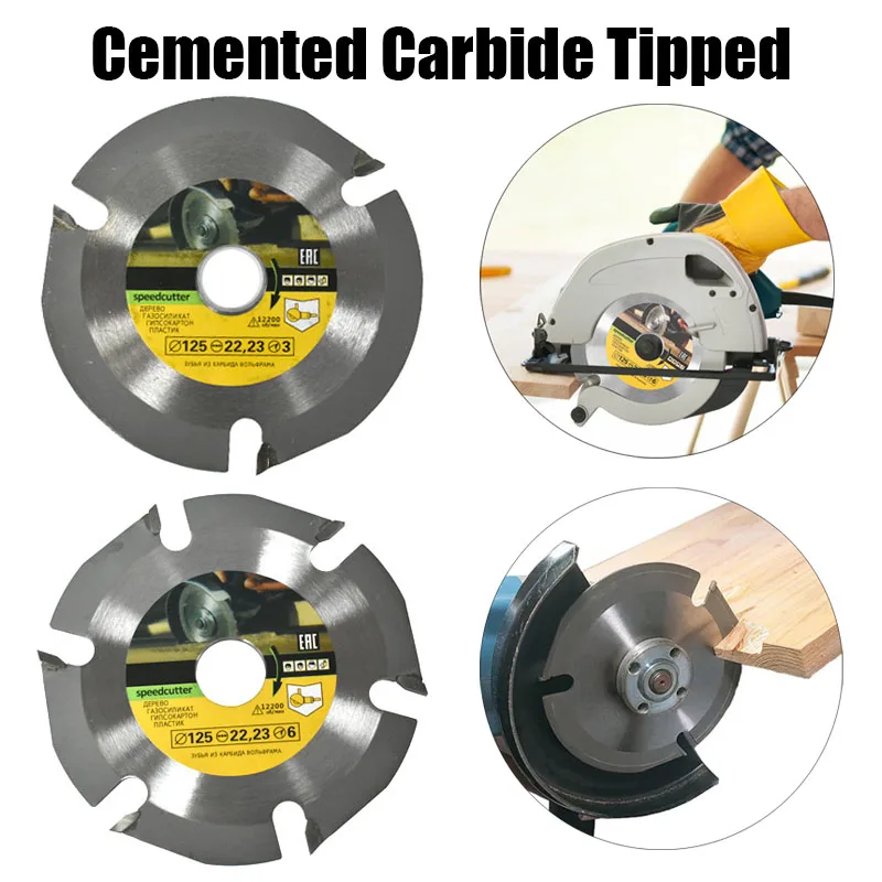 125mm Circular Saw Blade Disc Wood Cutting Cemented Carbide Angle