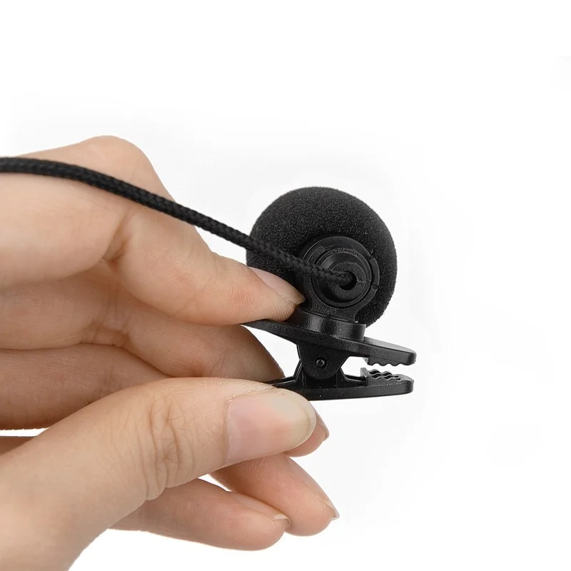 Mini Wired External 3.5mm Microphone Mini Studio Speech Mic Clip on Lapel Professionals Stage Mike for Loudspeaker 1pc/3pcs