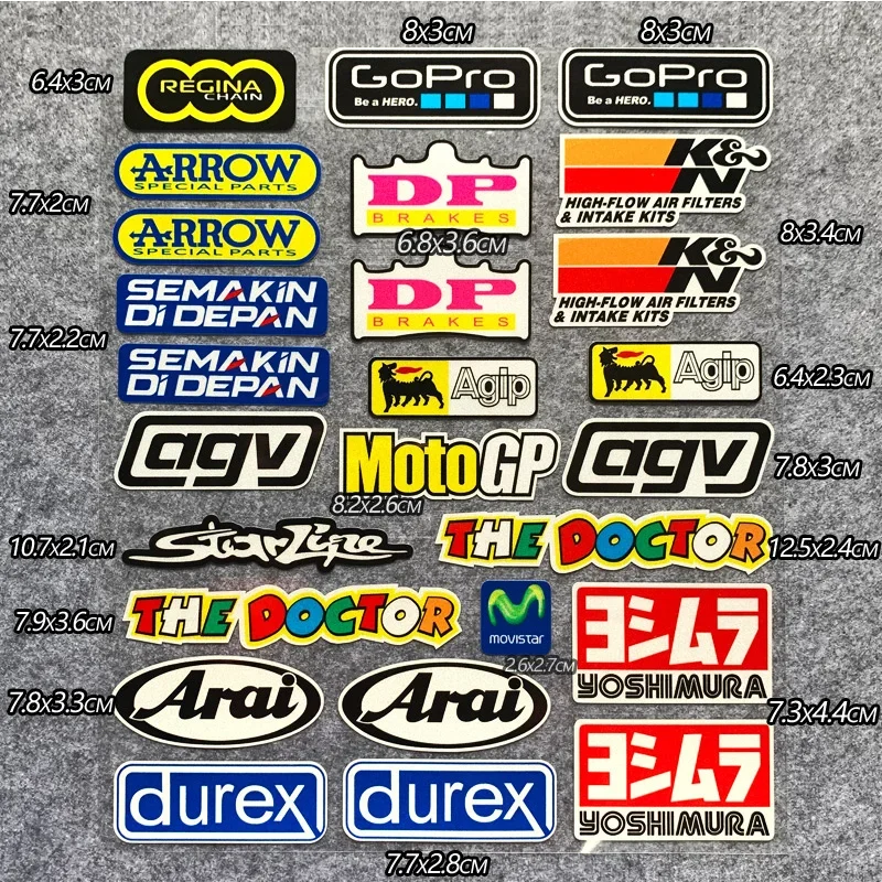 Reflective stickers Decals Motorcycle accessories For HONDA SUZUKI KAWASAKI BAJAJ