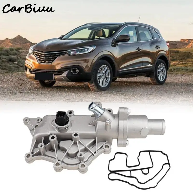 Aluminum Thermostat Housing Waterpipe Coolant Outlet Fit For Renault Megane Clio Laguna Scenic Wind 2001-/ 8200561434 8200158269 |