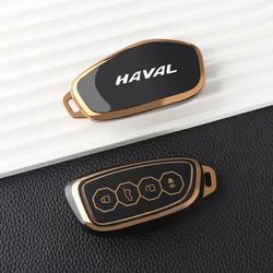 Premium Soft TPU Car Key Case Cover - Stylish and Durable Accessory (Gold black)