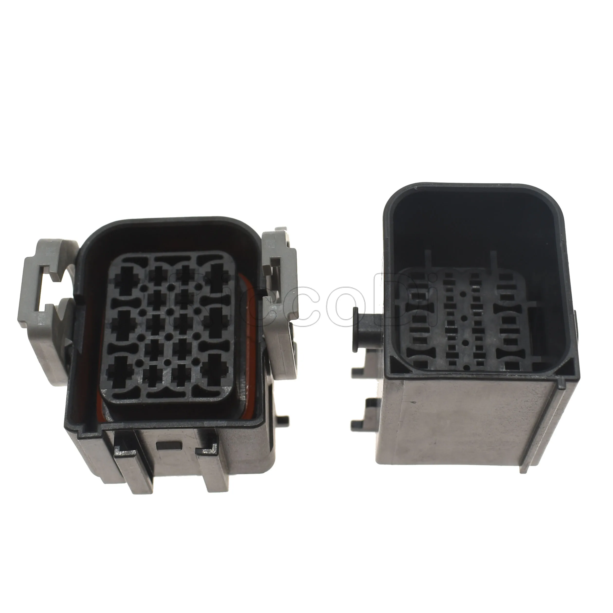 1-10 Sets 16 Pin Automobile Black Wiring Connector
