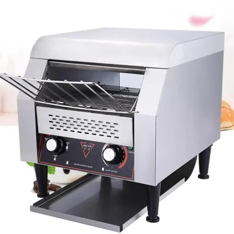 New ATS-150 Commercial Chain Crawler Heating Machine Fully Automatic Sandwich Toaster 220V 1300W