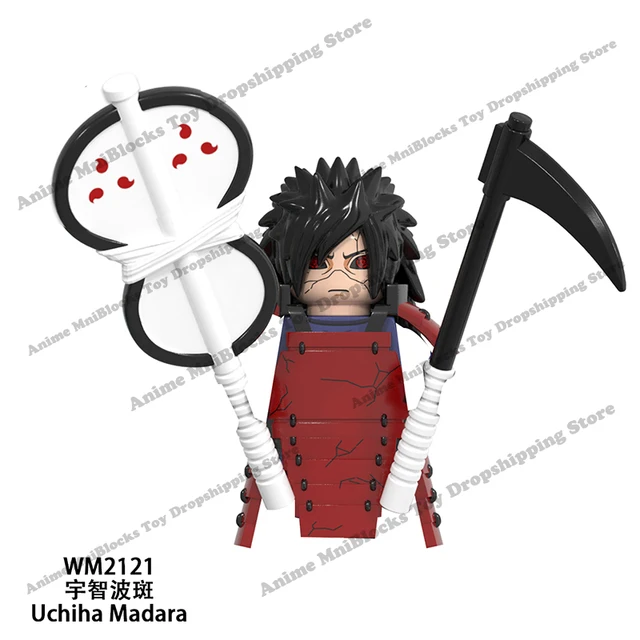 WM6109 Naruto blocks anime Sasuke Kakashi Madara Zetsu Might Guy Rock Lee mini action toy figures Assemble bricks toys kid gifts WM2121
