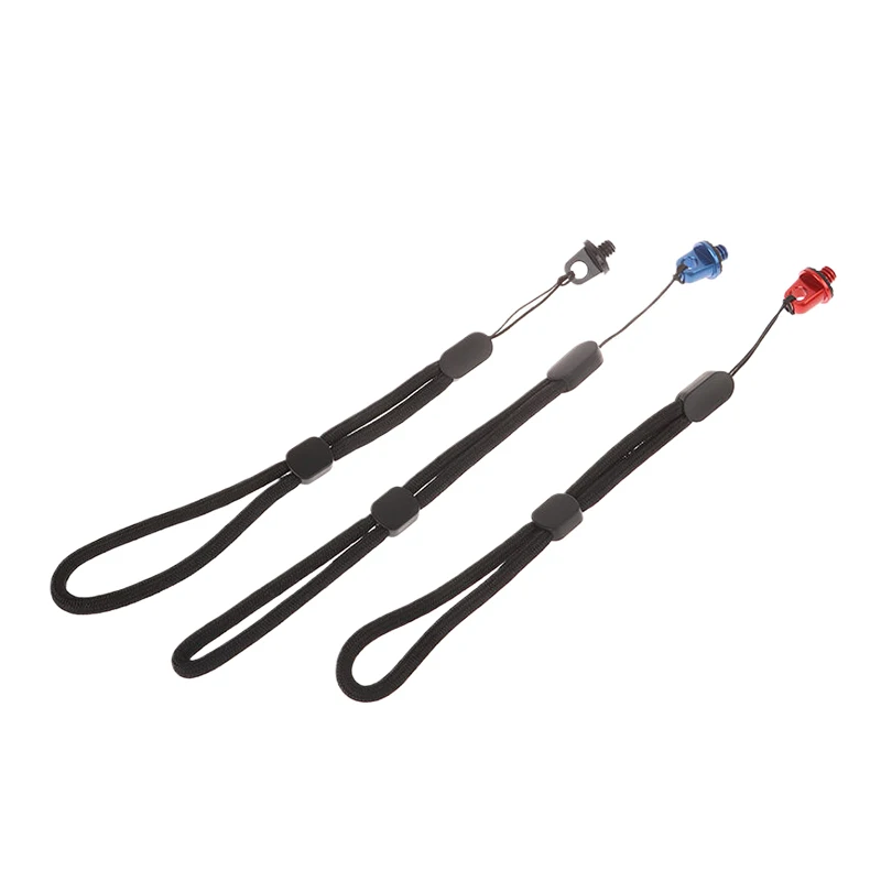 1/4 Inch Handle Camera Screw 1/4" D Ring Adapter With Adjustable Hand Wristband Lanyard Strap Sling For Tripod Photo Studio