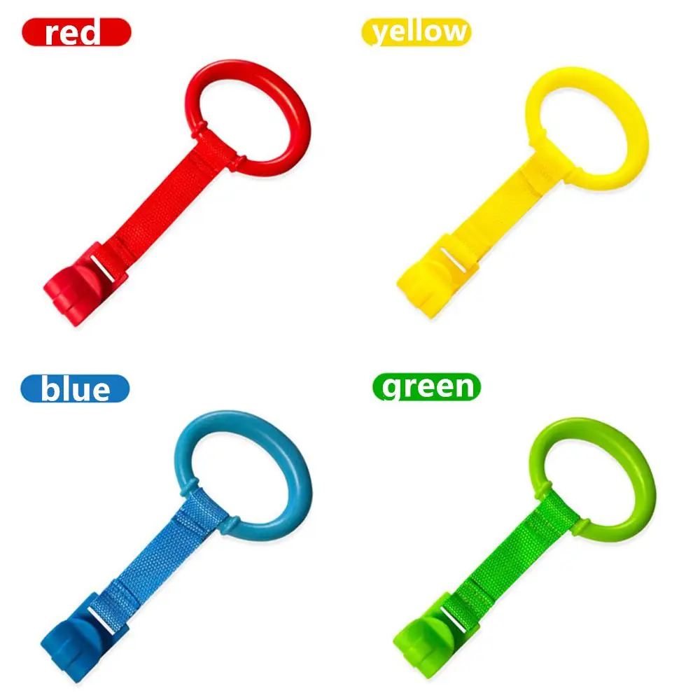 1/4PCS Pull Ring Baby Toys Pendants Bed Rings Hooks Help Baby Stand For Playpen Crib Hooks General Use baby playpen hooks