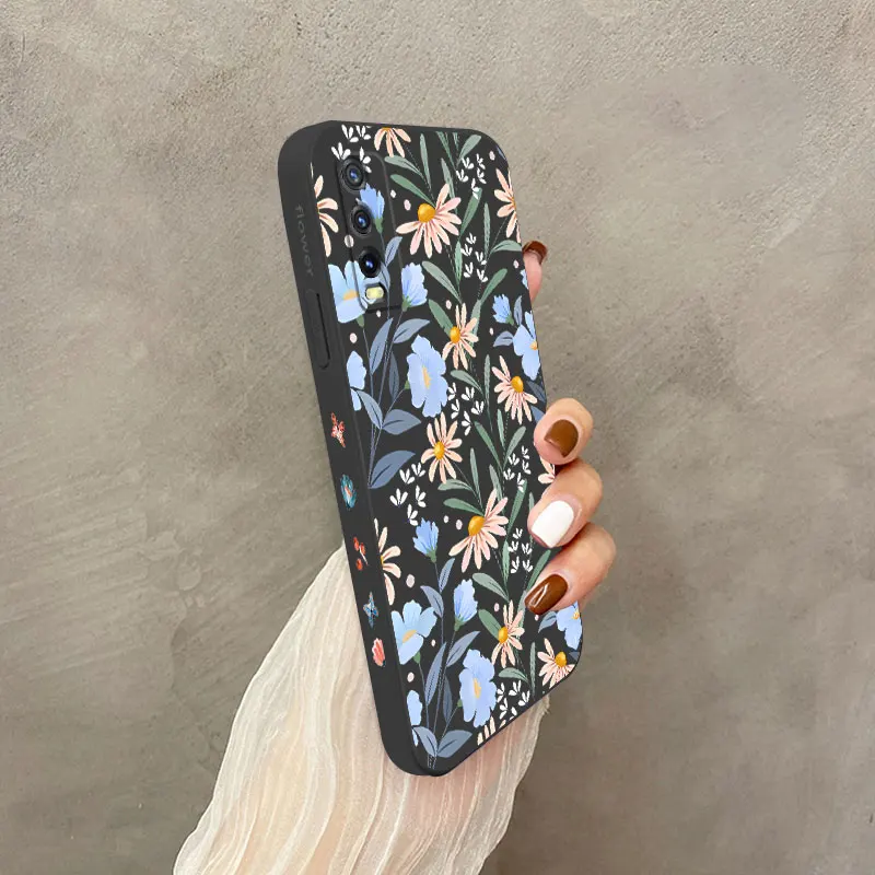 Sunrise Floral Phone Case - Vibrant Botanical Design Cover