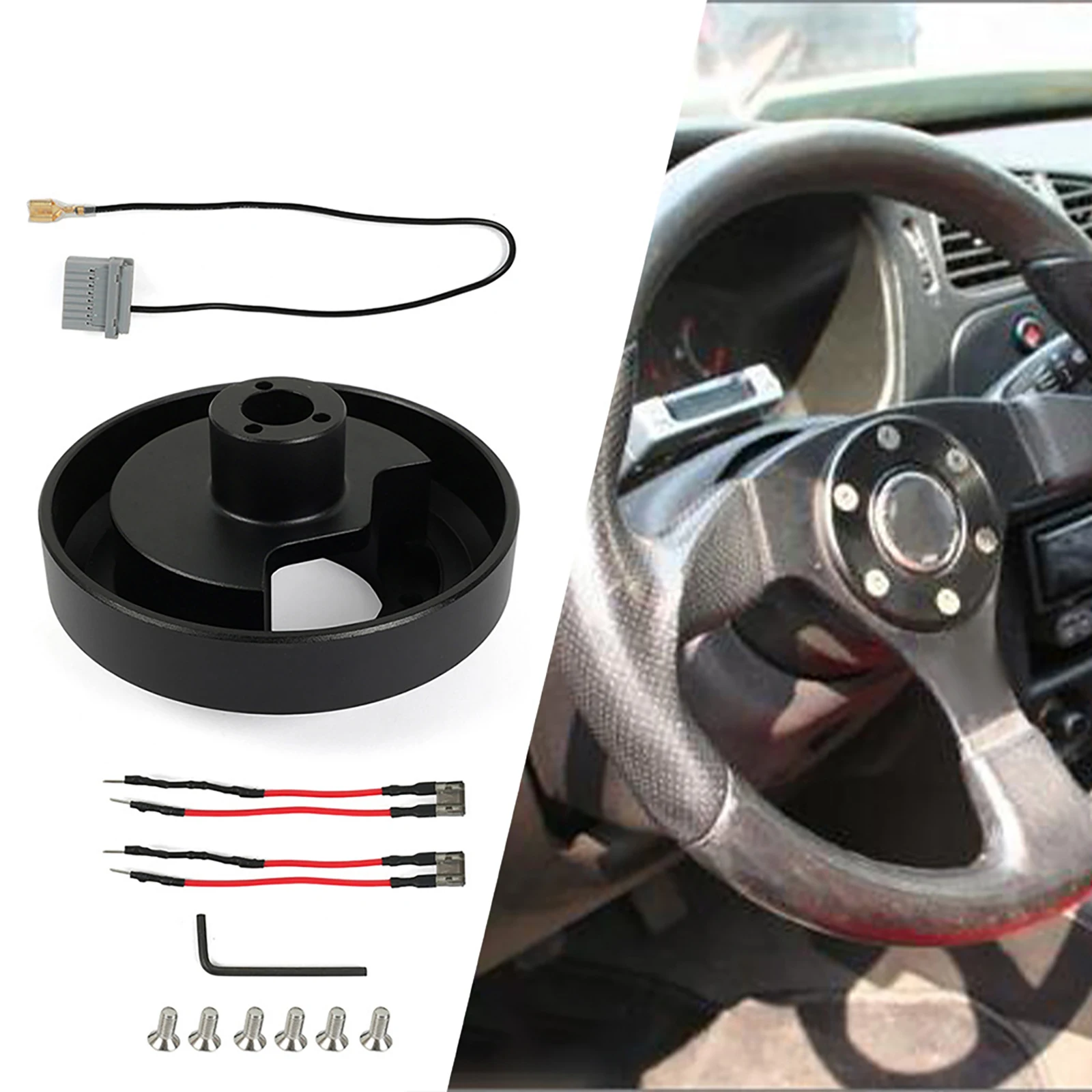 

Metal Steering Wheel Quick Release Boss Kit Short Hub Adapter Kit For Nissan 350Z 370Z For Infiniti G35 G37 Car Accessories