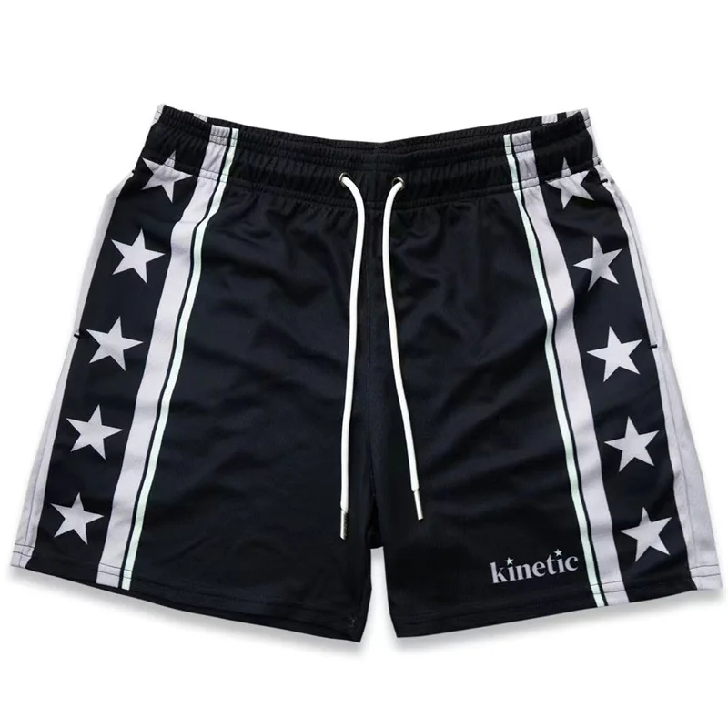 New summer fashion basketball sports pants loose quick drying men's shorts Jogger fitness quarter pants