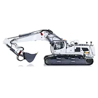 LESU 960 1/14 RC Full Hydraulic Excavator RTR Demolition Digger Double Pumps Metal Heavy Duty Machine Remote Control Model Light 2