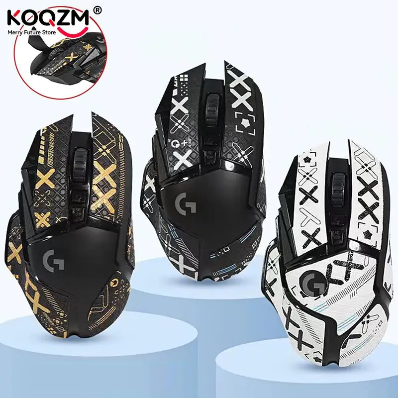 Mouse Grip Skate Adesivo Pele de Lagarto Antiderrapante Chupar o Suor Adesivo de Decoração Decalque Auto-adesivo Logitech G502 Hero