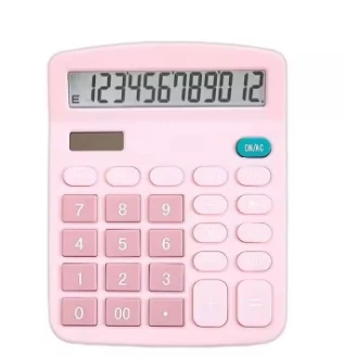 ตัวเลือกสินค้า เครื่องคิดเลข LCD ขนาดใหญ่ พลังงานแสงอาทิตย์ 12 หลัก ใช้งานได้ทุกที่