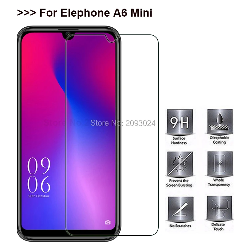 Per Elephone A6 Mini 5.71 Custodia Temperata Elephone A6 Mini Custodia Protettiva Per Schermo Per Elephone A6 Mini Custodia Per Telefono