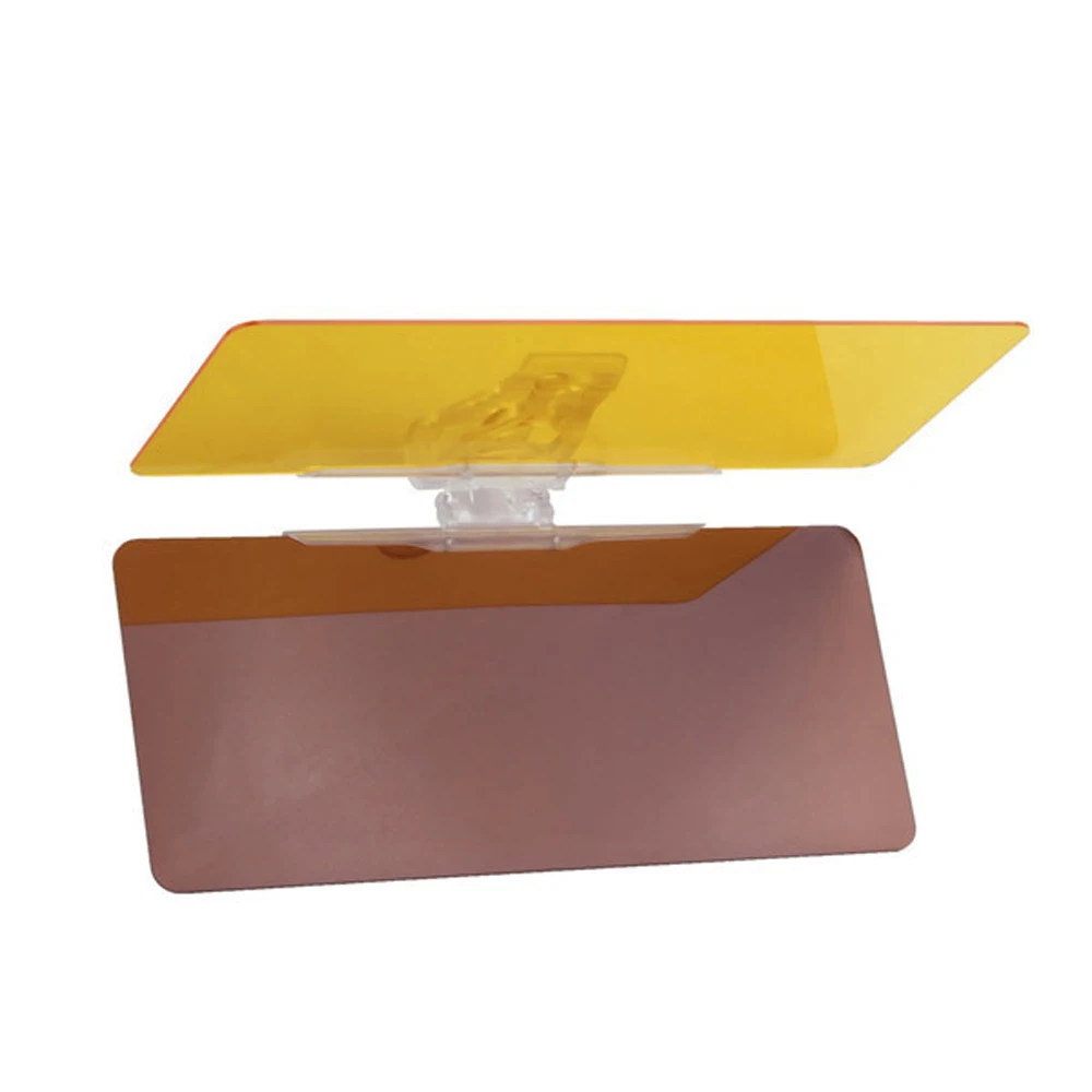 30*13*2cm Yellow Auto Car Anti-Glare Dazzling Goggle Night Vision Car Mirror Sun Visor Shade Accessories Goggles
