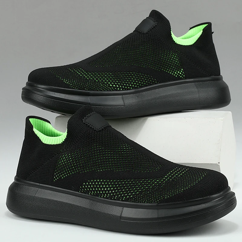 Breathable Couple Casual Sneakers Platform Male Loafers Soft Slip-on Women's Sneakers Summer Non-slip Casual Shoes Free Shipping