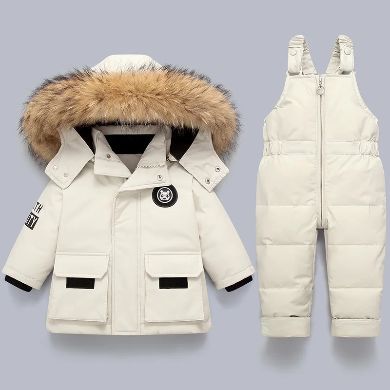 Children Clothing Set Baby Winter Warm Down Jackets parka Boys /Girl Kids Snowsuit 3