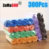 100-300PCS Disposable Rubbish Bags Household Disposable Trash Plastic Waste Bag Dormitory Living Room Kitchen Use Storage Trash 1