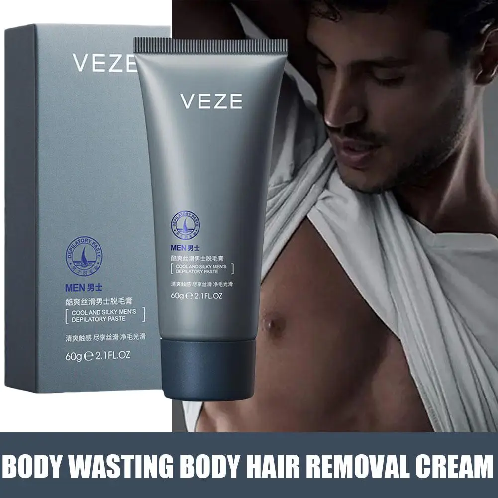 

Men Body Hair Removal Cream Painless For Men And Women Hand Leg Hair Loss Removal Armpit Hair Care 60g M5D9