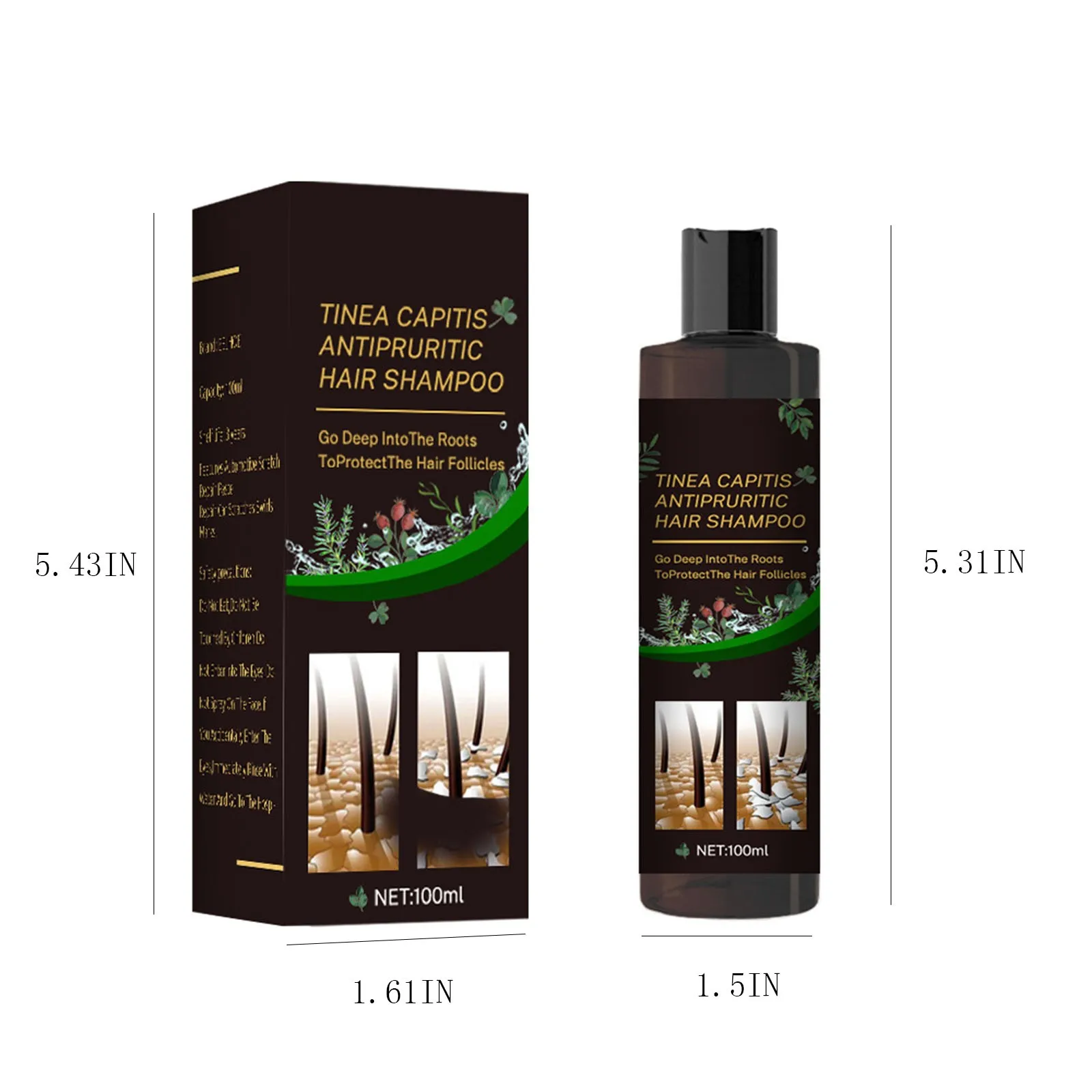 Hair Shampoo For Tinea Capitis Antipuriticprofessional Antidandruff Remove Mites Andrelieve Itching Shampoo 100ml Party Favours