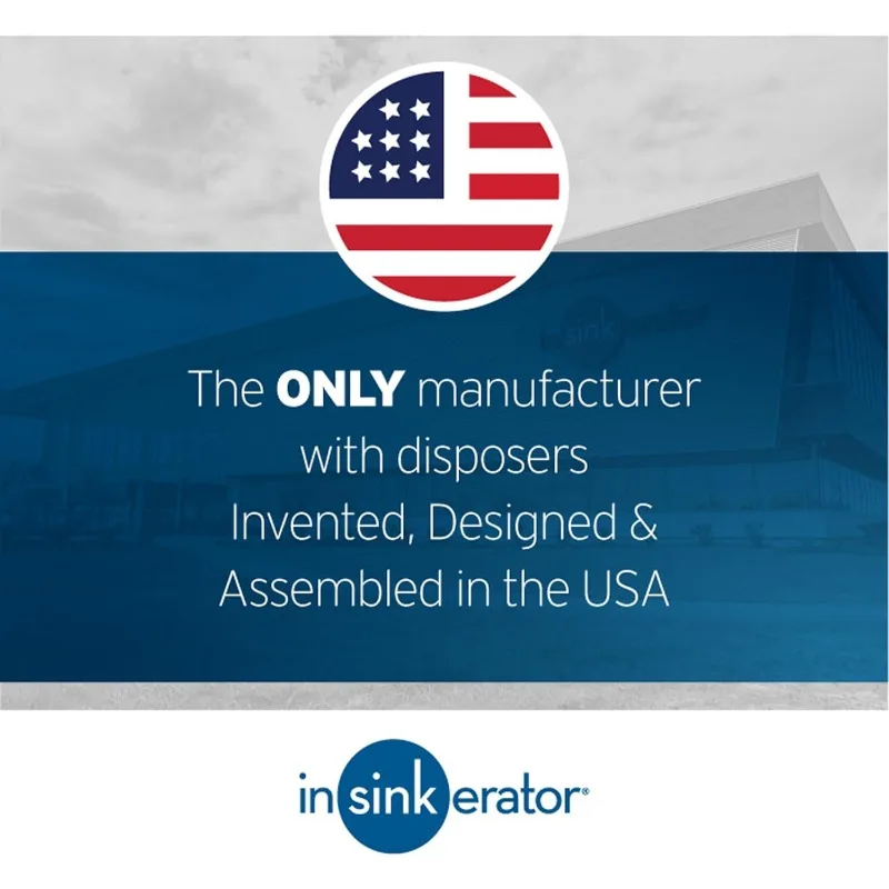 InSinkErator Garbage Disposal, Badger 1, Standard Series, 1/3 HP Continuous Feed, Black, Waterborne Grey Enamel 5