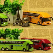 

Toy Car Easy to Operate Pull Back Drive Alloy Long-distance Bus Model for Boy