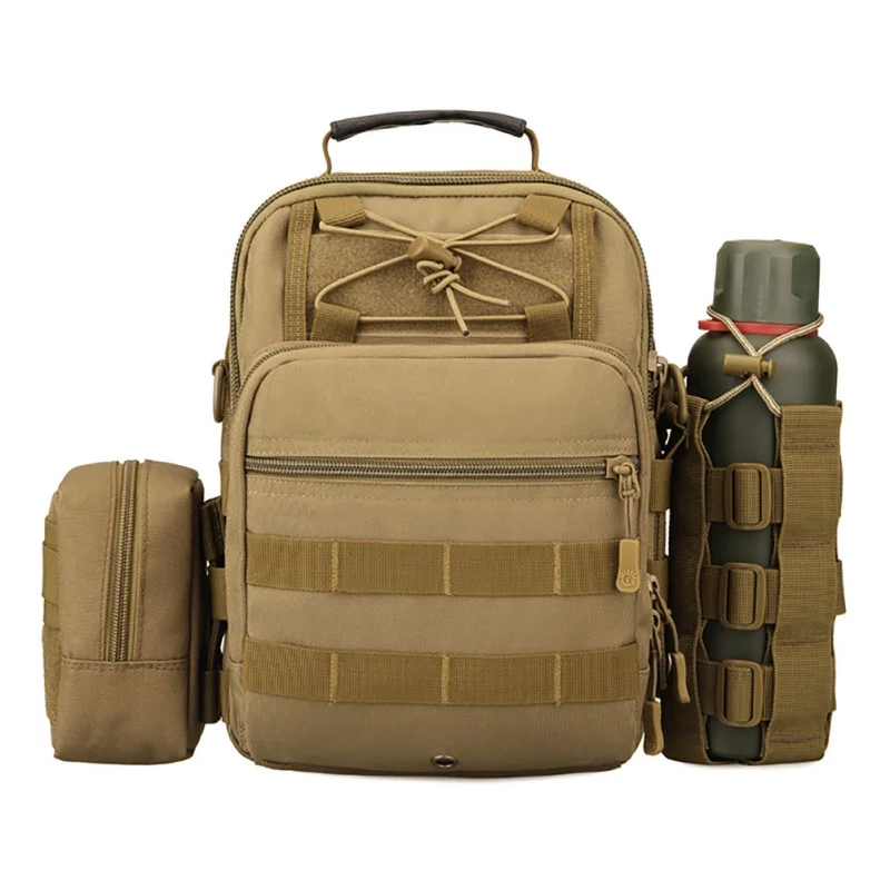 Tactical Adjustable Kettle Bag Water Bottle Pouch Outdoors Climbing Hiking Camping Water Bags 2