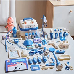 Deluxe Children's Medical Role Play Set - Interactive Educational Toy Kit for Aspiring Young Doctors (Luxury Set  (Blue L))