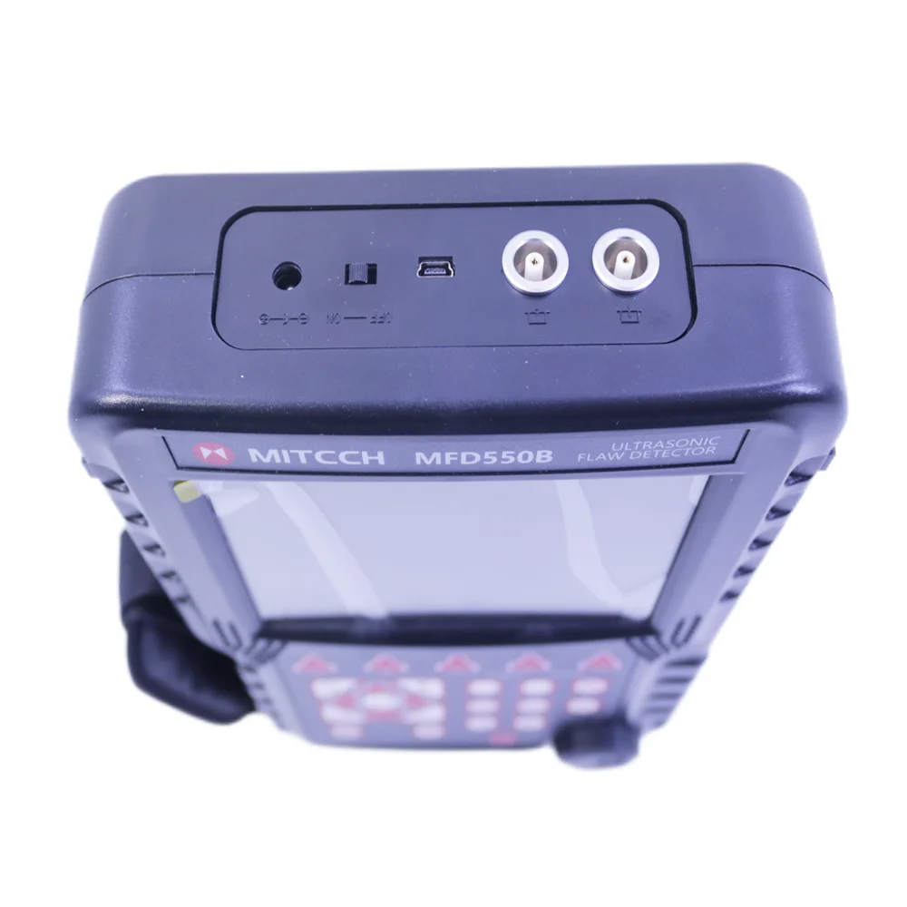 New Mitech MFD550B NDT Digital Ultrasonic Flaw Detector Range 0 to 10000mm with 4MHz Probe