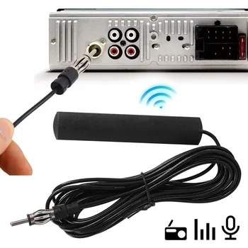 Antenna radio elettronica universale per auto 5/3m Antenna radio AM FM per auto Amplificatore di segnale Booster Antena Booster 12V