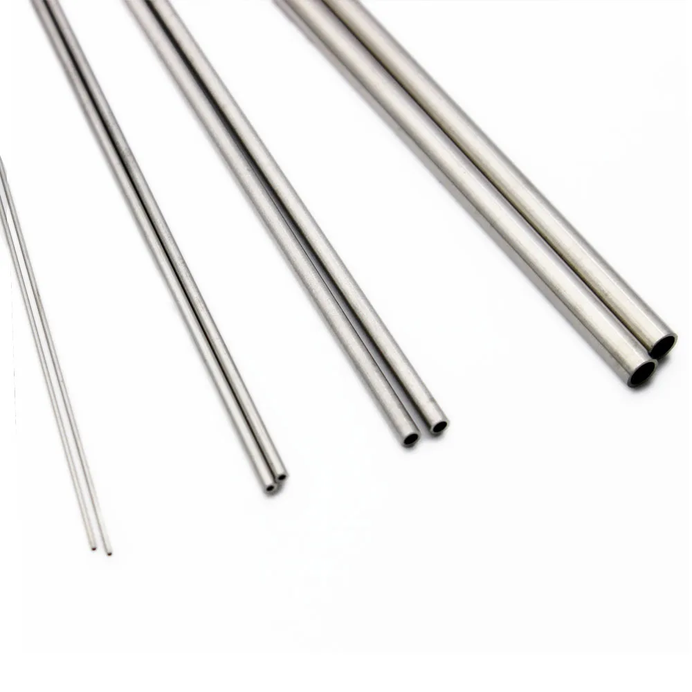 304 stainless steel tube round capillary 100mm 200mm 250mm long seamless straight tube 2x1mm/3x2mm/4x3mm/5x4mm/5x3mm/6x4mm 3~6pc