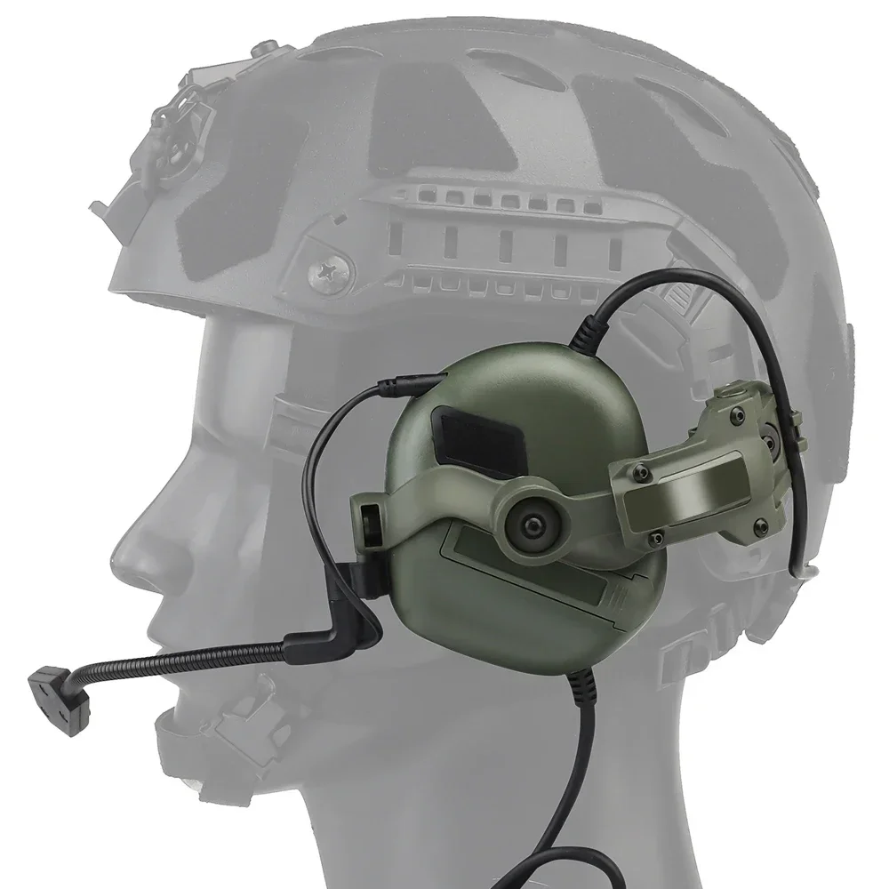 GEN 5 Taktisches Headset, Schieß-Rauschunterdrückungs-Headset für Helm, am Kopf montiert, 2-in-1 OPS Core ARC und Team Wendy M-LOK  18