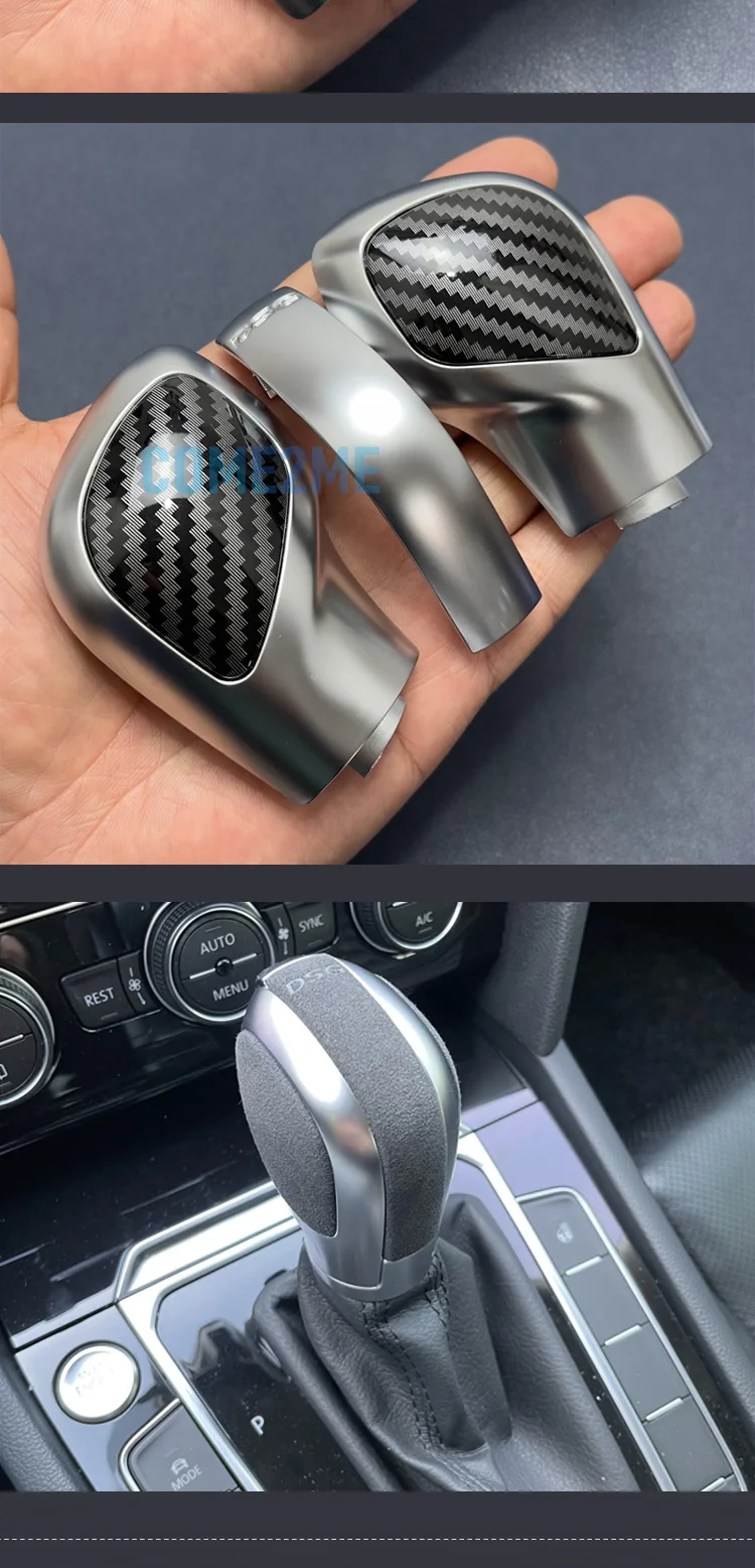 Für VW Golf 6 7 R DSG Schaltknauf Seitenabdeckung GTI Passat B7 B8 CC R20 Jetta MK6 GLI DSG Emblem Schaltknauf – Detail 2