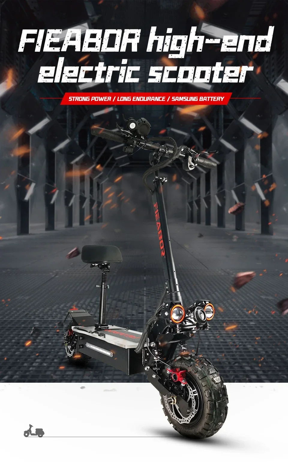 Q06Pro Electric Scooter 5600W 85km/H Adult Smart Shock Absorber Anti-slip Folding 120km New Upgraded