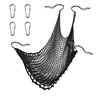 1m*3m Kids Playground Play Safety Net Outdoor Climbing Cargo Net Childrens Obstacle Course Double Layers Backyard Net Saftey 6