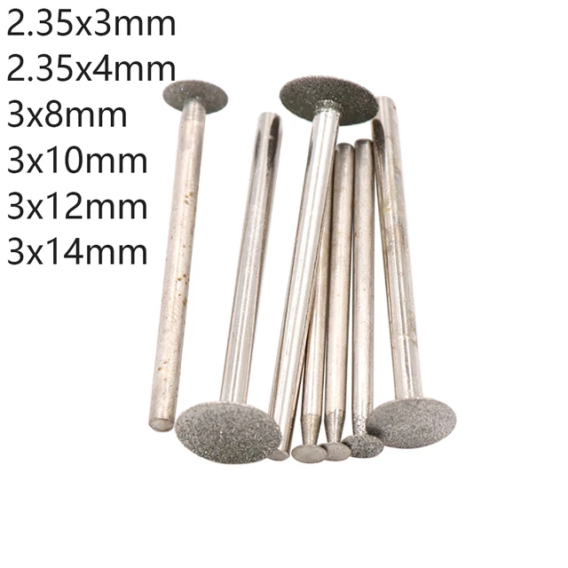 015 Taille 10Pcs: 10Pcs Foret Enduit De Diamant Pour Dremel Outils