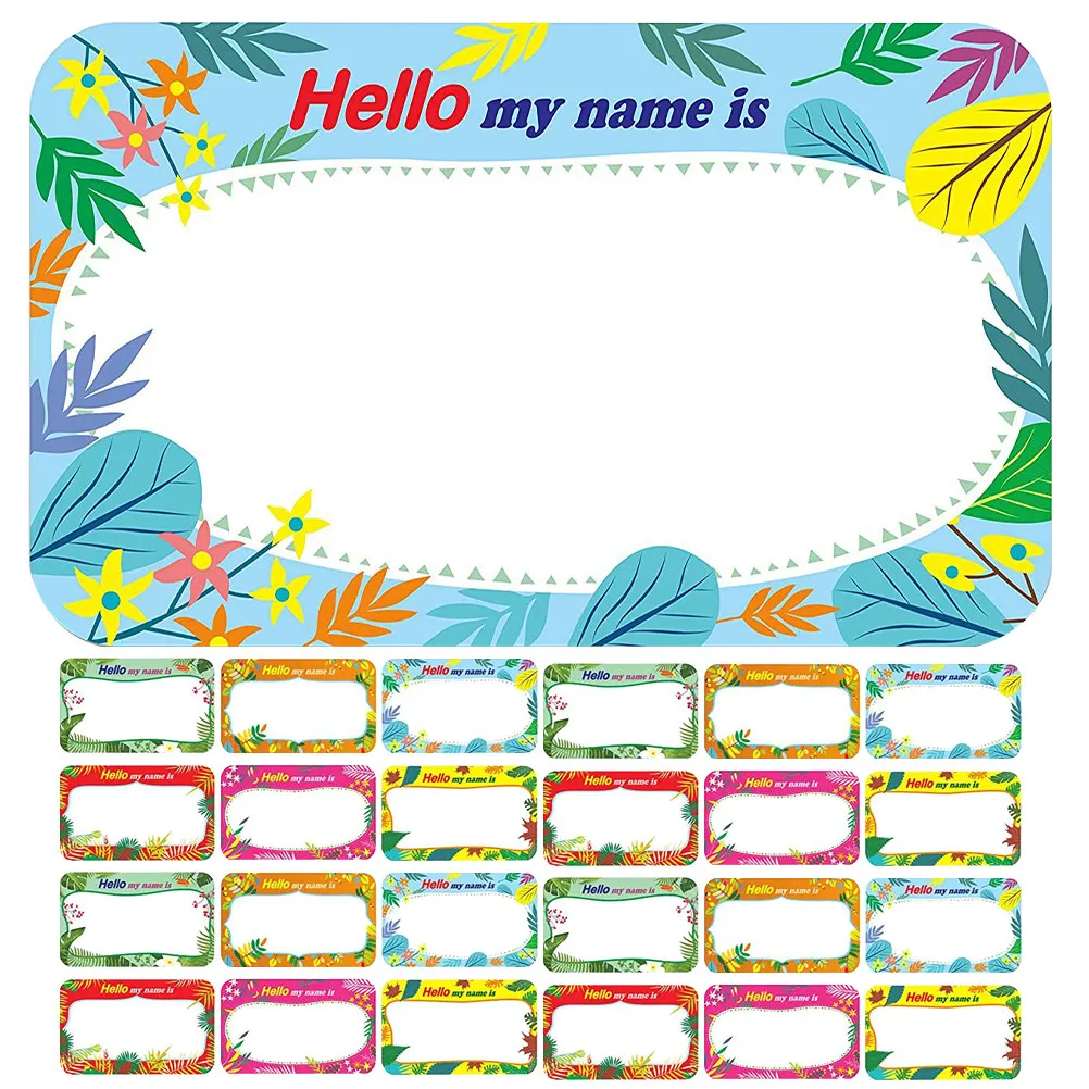 1롤 프리미엄 이름 라벨 스티커, 쉽게 떼어낼 수 있고 잔여물이 남지 않으며, 필기 가능, 선물, 가정 정리, DIY 라벨링, 이름표