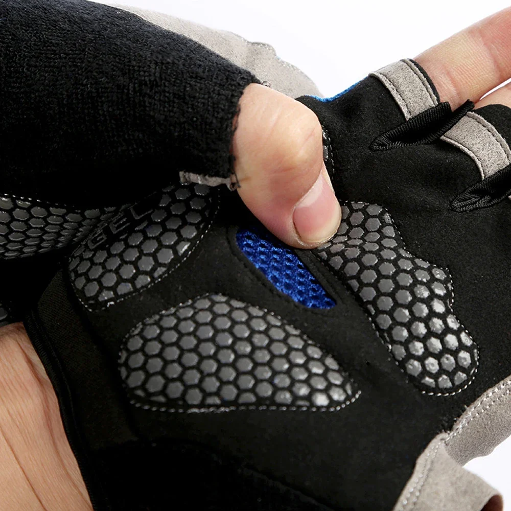 Summer Cycling Sports Gloves For Men's Fitness Training Fingerless Women's Fitness Bicycles Anti-slip Breathable Sports Gloves 4