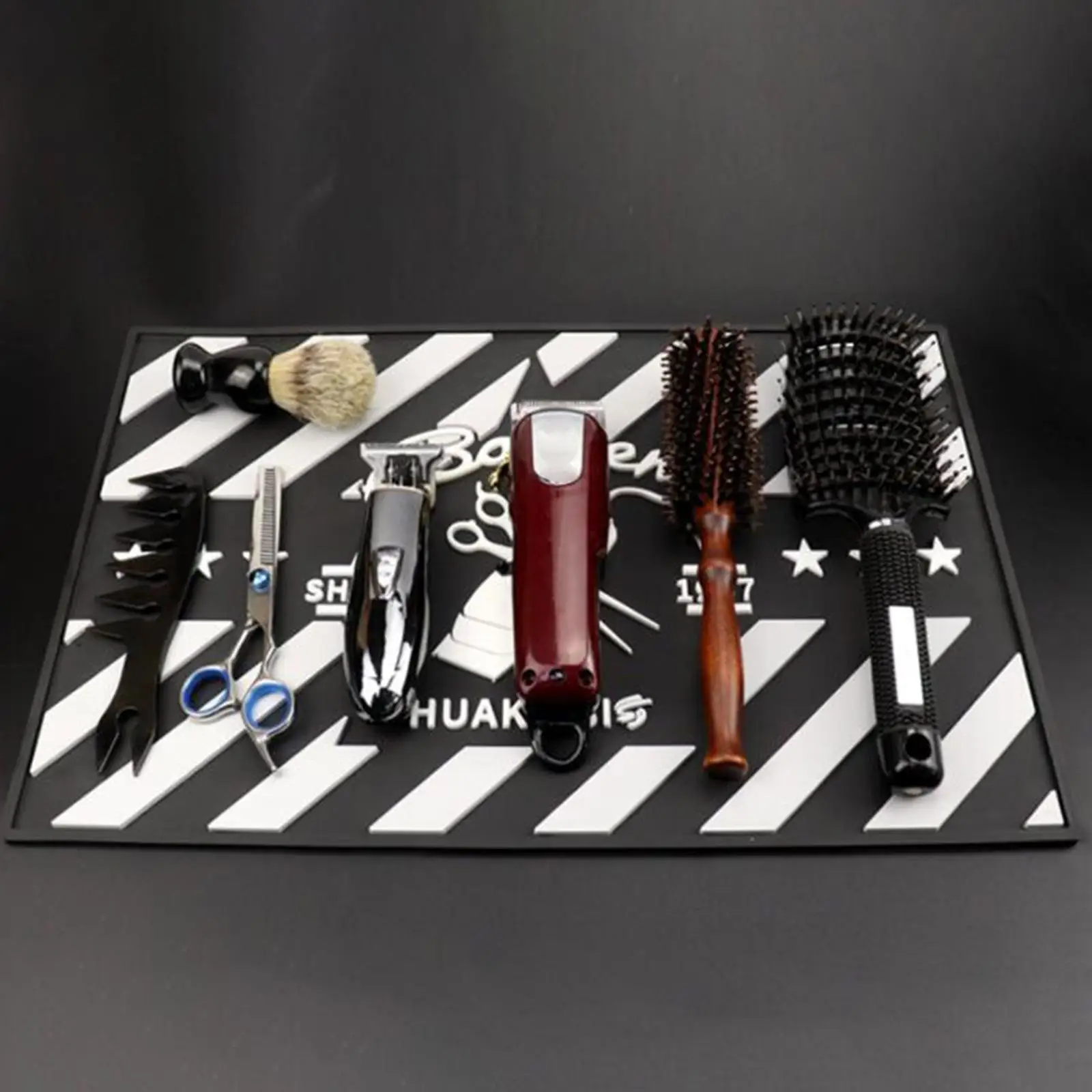 Hairdressing Tools Storage Pad -Resistant Styling Counter for Scissors