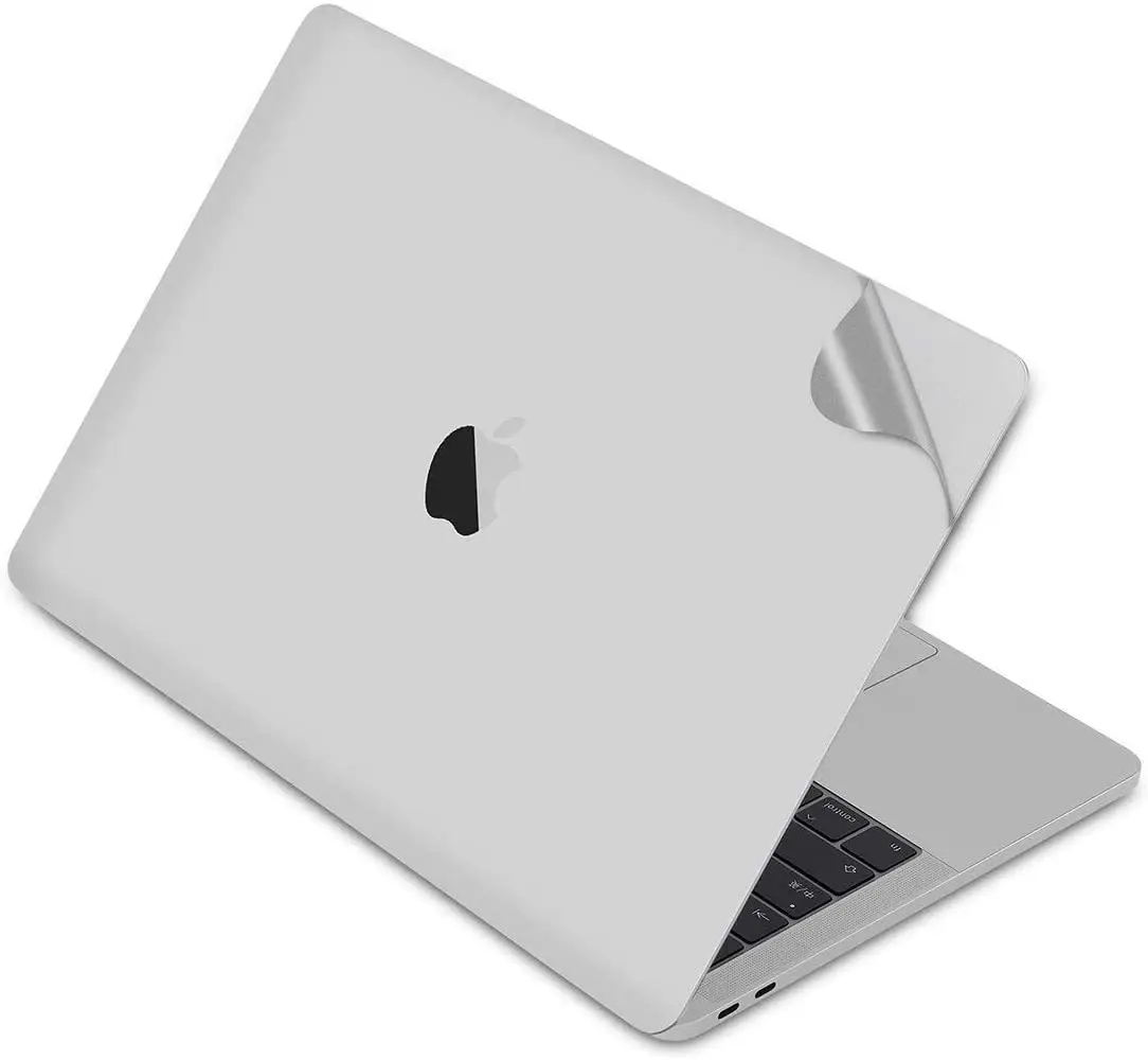 for MacBook Pro 13.3 A1278 15 A1286 with CD ROM 2009 2010 Mid 2012 Trackpad Body Guard Protective Silver Sticker Skin