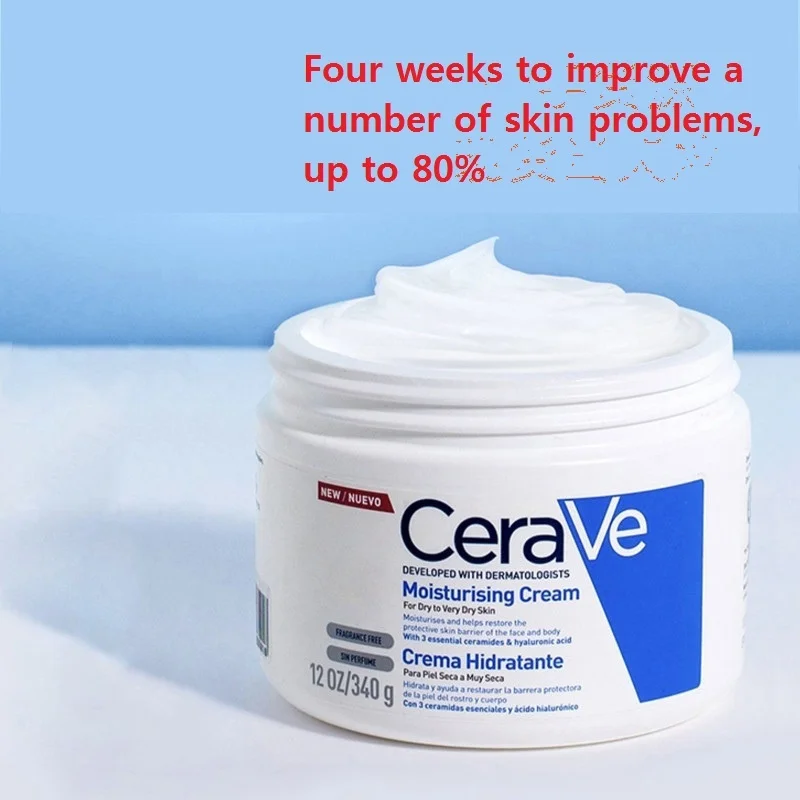 340g CeraVe Feuchtig Keitscreme Moisturizing Non-oily Ceramide Repair Cream Dry Skin Repair Rejuvenation Beauty Health