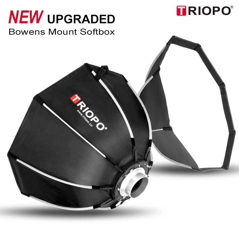 

TRIOPO 120cm Portable Octagon Softbox Quick Release Photography Soft Diffuser w/ Bowens Mount for Studio Light/Speedlite